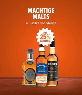 Machtige malts nu extra voordelig. tot 25% korting